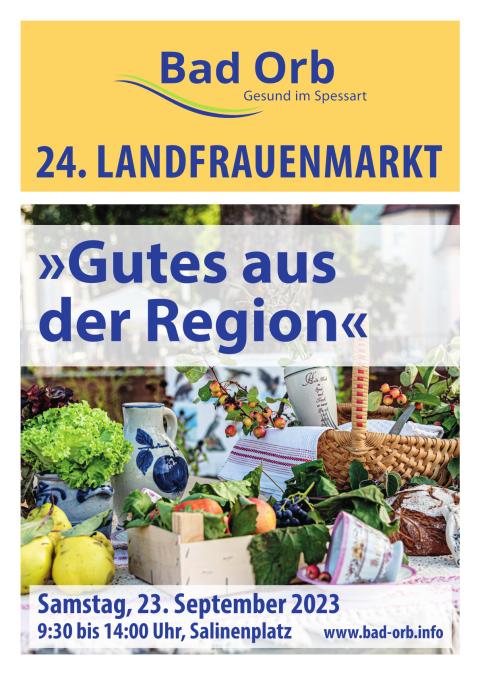 Plakat Landfrauenmarkt 2024